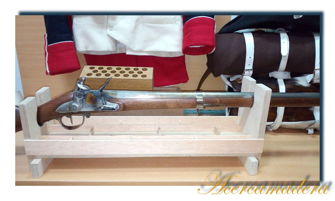 fusil en vertical